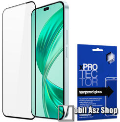 XPRO Huawei Honor X8b, Xpro előlap védő karcálló edzett üveg, 9H, 0.33mm, A teljes felületén tapad, A teljes kijelzőt védi, Fekete