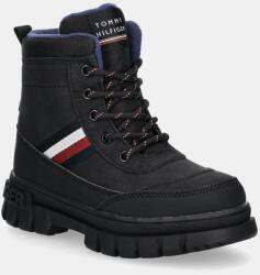 Tommy Hilfiger gyerek téli csizma fekete, T3X5-33713 - fekete 30