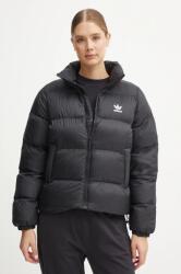 adidas Originals rövid kabát női, fekete, téli, JD0420 - fekete L
