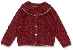 Konges Sløjd gyerek kardigán HOLIDAY KNIT CARDIGAN piros, könnyű, KS101994 - piros 74