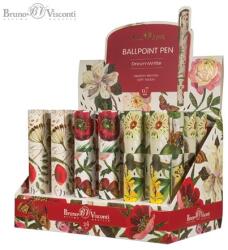 Patria Golyóstoll Bruno Visconti 0, 7mm kék, Dreamwrite, Flora bloom flowers (20-0264/15)