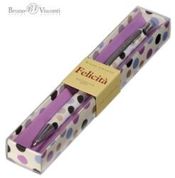 Patria Golyóstoll Bruno Visconti 0, 7mm kék, fém test, Felicita - Dots (20-0263/04)