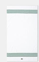 Lacoste pamut törölköző L Courtline Vert 90 x 150 cm - fehér Univerzális méret