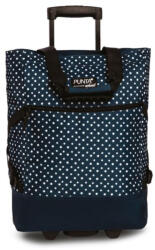  Punta kézipoggyász gurulós bevásárló táska apró mintás kék