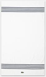 Lacoste pamut törölköző L Courtline Marine 70 x 140 cm - fehér Univerzális méret