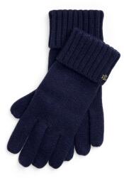 Lauren Ralph Lauren kesztyű gyapjú keverékből sötétkék, 454960058 - sötétkék Univerzális méret