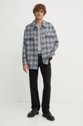 Pepe Jeans gyapjúkeverék pulóver NEW ANDRE V NECK könnyű, férfi, szürke, PM702468 - szürke M