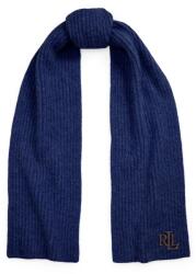 Lauren Ralph Lauren sál gyapjú keverékből sötétkék, sima, 454960069 - sötétkék Univerzális méret