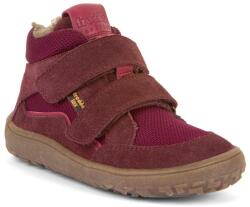 Froddo Pantofi de iarnă pentru fete TEX WOOL Bordeaux, Froddo, G3110254-4W, roșu - 33