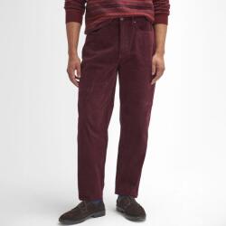 Barbour Stretch Cord Regular Trousers - Dark Merlot - 40