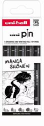uni PIN 5 darabos rajzmarker készlet Manga Shonen