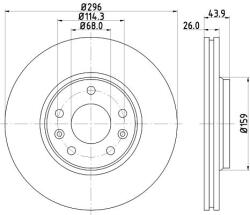 HELLA Disc frana HELLA - centralcar - 325,61 RON