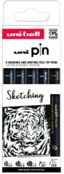 uni PIN 5 darabos rajzmarker készlet Sketching