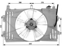 NRF Ventilator, radiator TOYOTA COROLLA Combi (E12J, E12T) (2001 - 2007) NRF 47053