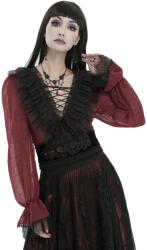 Devil Fashion Bluză femei DEVIL FASHION - Red Gothic Daily Life - SHT09602