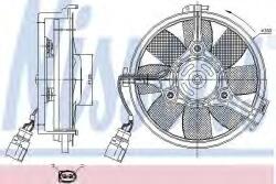 NISSENS Ventilator, radiator AUDI A8 (4D2, 4D8) (1994 - 2002) NISSENS 85547