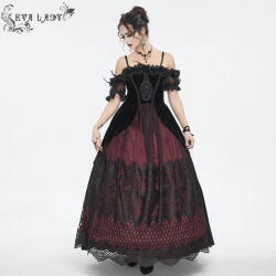 Devil Fashion Rochie femei DEVIL FASHION - Black and Red Gothic - ESKT04502