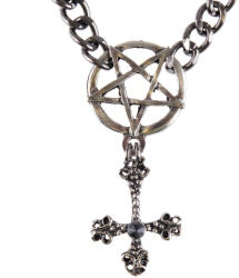 FALON Colier PENTAGRAM, CROSS - PSY445