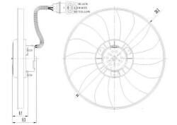 NRF Ventilator, radiator SKODA ROOMSTER (5J) (2006 - 2015) NRF 47410