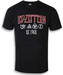 NNM tricou stil metal bărbați Led Zeppelin - Symbols Est 68 Black - NNM - RTLZETSBSYM