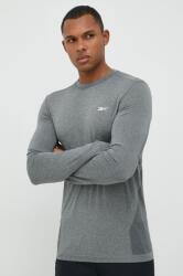 Reebok edzős hosszú ujjú United By Fitness MyoKnit szürke, mintás - szürke S