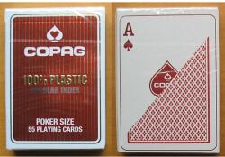 Copag COPAG plasztik póker kártya, 2 normál index, 1 csomag - Piros
