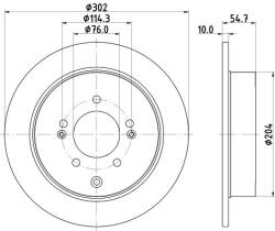HELLA Disc frana HELLA - centralcar - 238,94 RON
