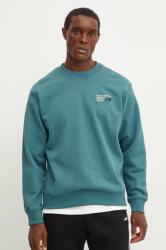 New Balance pamut melegítőfelső zöld, férfi, sima, MT41547NUS - zöld XL