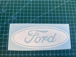 matrica. shop FORD logo autó matrica (fehér 15cm)
