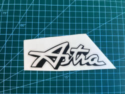 matrica. shop Astra felirat autó matrica (fekete, 12cm)