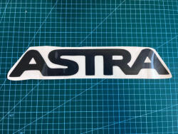 matrica. shop Astra felirat autó matrica (fekete, 30cm)