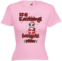  Ez a karácsonyi kutyás pólóm - Karácsonyi Női Póló (245263)