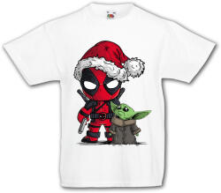 Fruit of the Loom Deadpool és Baby Yoda - Gyerek Póló (431427)