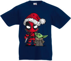 Fruit of the Loom Deadpool és Baby Yoda - Gyerek Póló (kgyepolok22)