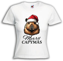  Merry Capymas - Karácsonyi Női Póló (204630)