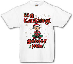 Fruit of the Loom Ez a karácsonyi gamer pólóm (fiú) - Gyerek Póló (kgyepolok161)