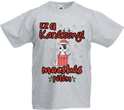 Fruit of the Loom Ez a karácsonyi macskás pulcsim - Gyerek Póló (495720)