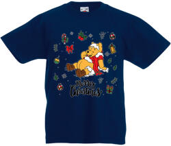 Fruit of the Loom Karácsonyi Micimackó - Gyerek Póló (kgyepolok102)