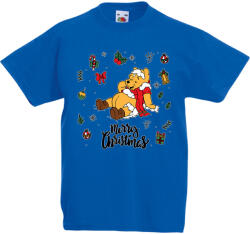 Fruit of the Loom Karácsonyi Micimackó - Gyerek Póló (286589)