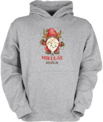 Fruit of the Loom Mikulás segédje - Gyerek Kapucnis Pulóver (kgykpulcsi102)