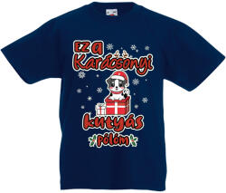 Fruit of the Loom Ez a karácsonyi kutyás pulcsim - Gyerek Póló (164802)