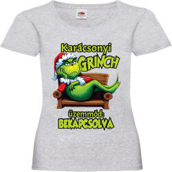  Grincs üzemmód bekapcsolva - Karácsonyi Női Póló (139938)