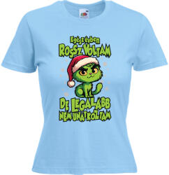  Egész évben rossz voltam - Karácsonyi Női Póló (kanoipolo25)