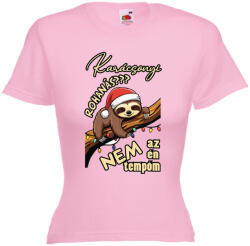  Lajhár tempó - Karácsonyi Női Póló (928417)