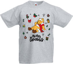 Fruit of the Loom Karácsonyi Micimackó - Gyerek Póló (kgyepolok104)
