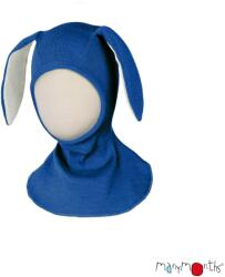 ManyMonths Cagula ManyMonths Bunny Ears lână merinos - Classic Blue