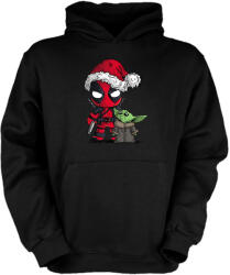 Fruit of the Loom Deadpool és Baby Yoda - Gyerek Kapucnis Pulóver (kgykpulcsi16)