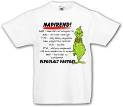 Fruit of the Loom Grincs Napirend - Gyerek Póló (831157)