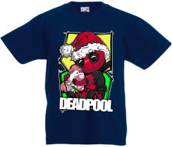 Fruit of the Loom Karácsonyi sapkás deadpool - Gyerek Póló (191331)