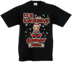 Fruit of the Loom Ez a karácsonyi gamer pólóm (lány) - Gyerek Póló (kgyepolok155)